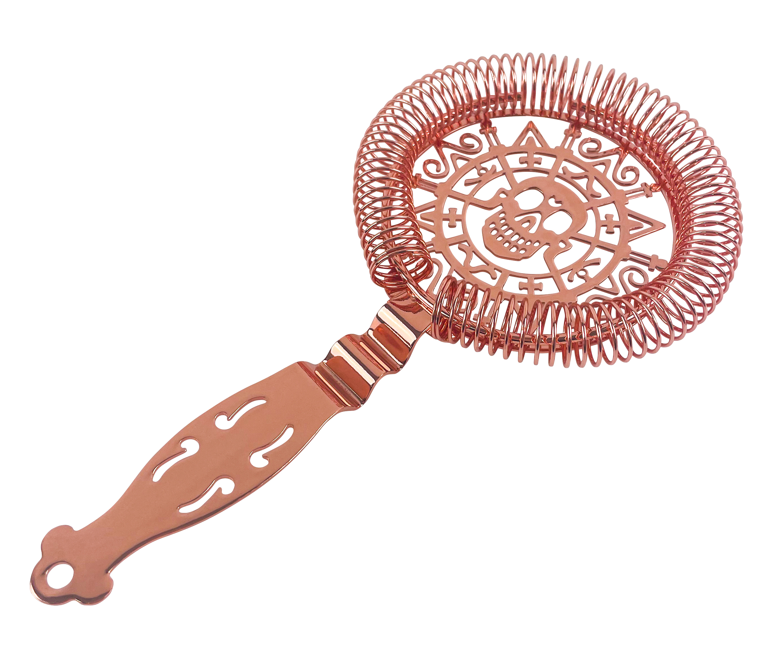 COPPER PLATED SKULL STRAINER