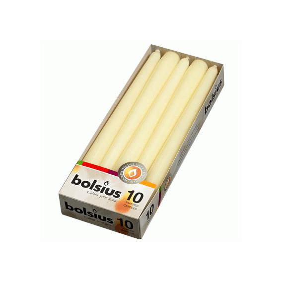 25cm Tapered Candles White PK 200
