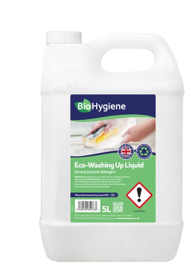 BIOHYGIENE BH006 Eco Washing up Liquid 5L
