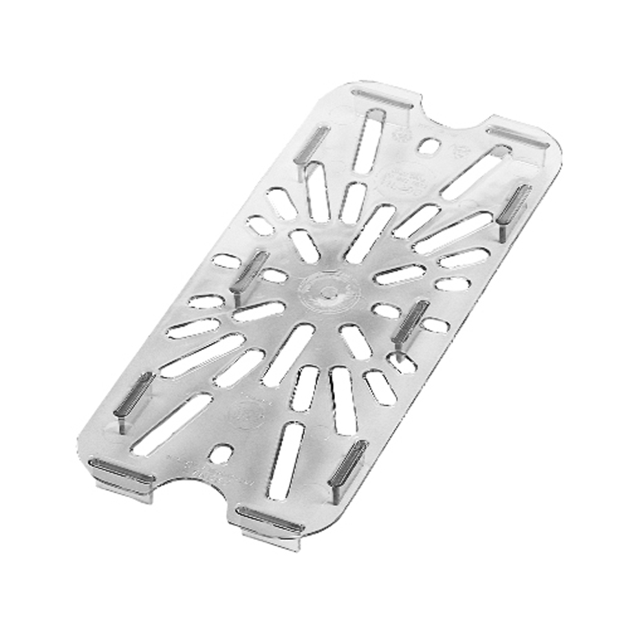 1/3 DRAIN SHELF POLYCARBONATE