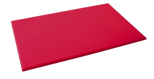 Red High Density Chopping Board 450mmX300mmX10mm