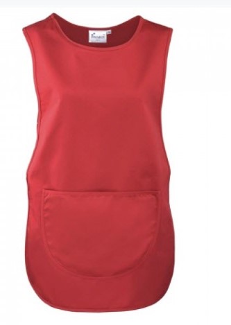 TABBARD RED WITH POCK