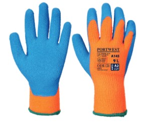 Cold Grip Glove Orange/Blue Size Large Per Pair