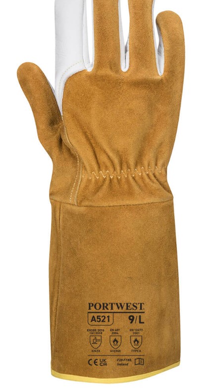 TIG Weilding Gauntlet Glove Size XL Per Pair