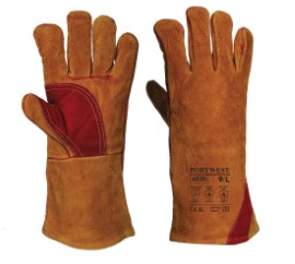 Reinforced Welding Gauntlet Gloves Size XL