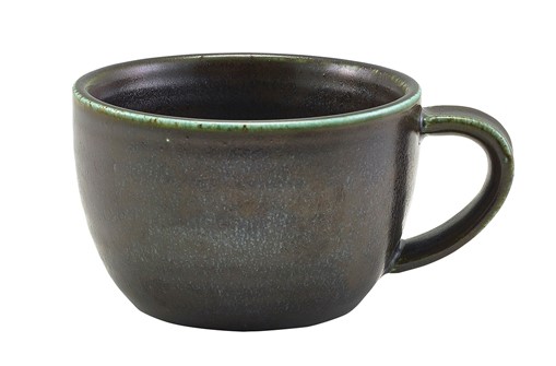 Terra Porcelain Black Coffee Cup 28.5cl 10oz PK 6