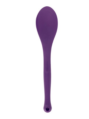 Silicone Cooking Spoon Purple with Measurment Markings