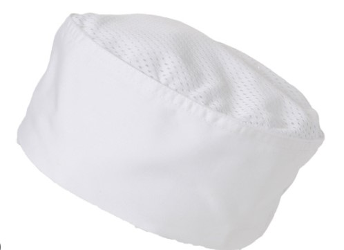 SKULL CAP WHITE NET TOP