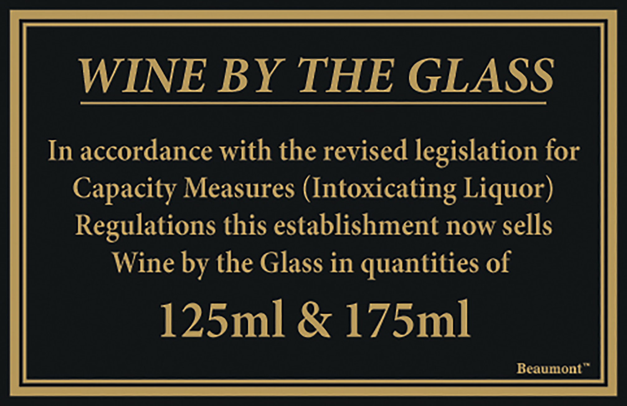LAW SIGN WINE 125ML & 175ML