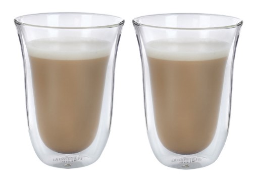 La Cafetire Double Walled Latte 2-Cup Set PK 2