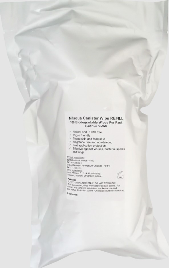 Bio Wipes Refill Canister PK 100 Per Pack