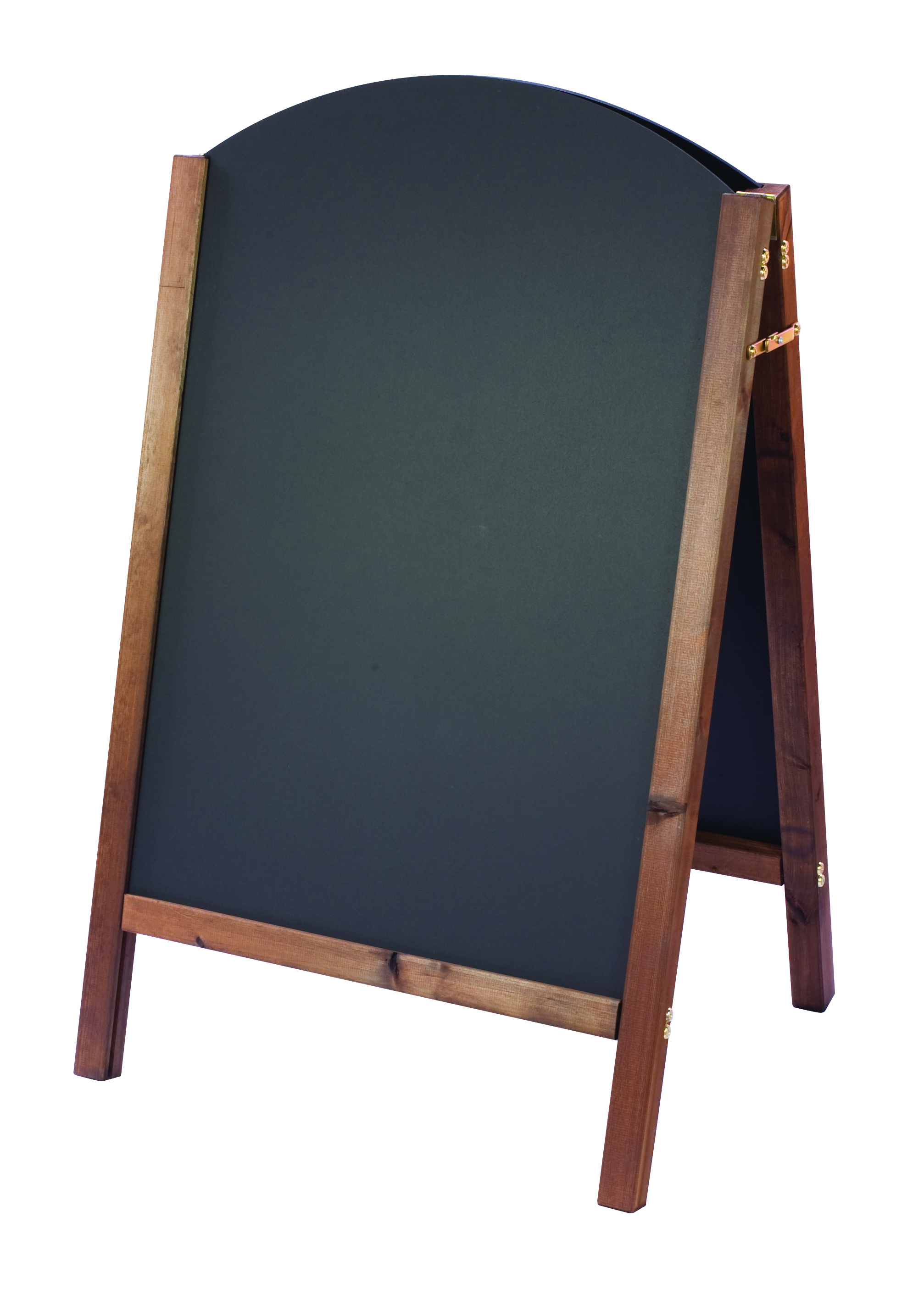 CURVED TOP A-BOARD OAK 1100 X 665MM