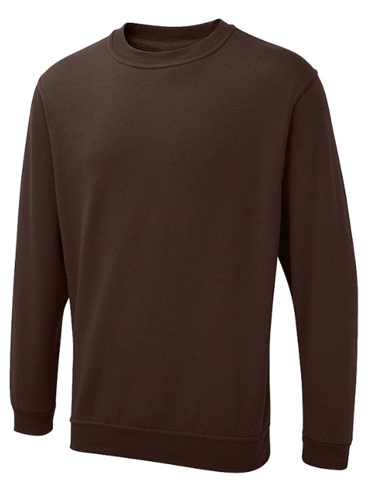 UXX03  BROWN  UX SWEATSHIRT LARGE