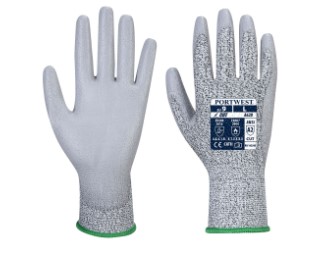 PU Coated Cut Resistant Gloves Per Pair Size Large