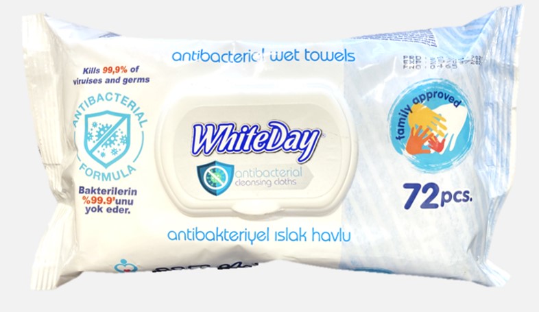 Antibacterial Wipes PK 72 x 24 packs