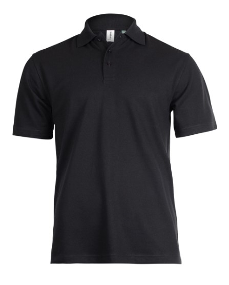 GR11 BLACK XS 220GSM ECO POLOSHIRT