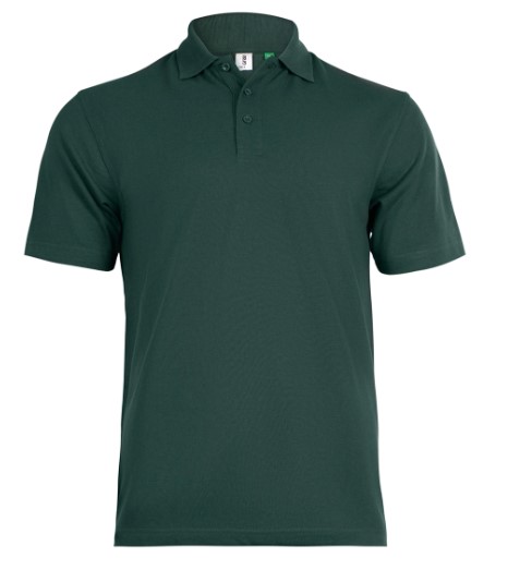 GR11 BOTTLE GREEN 220GSM ECO POLO SHIRT LARGE