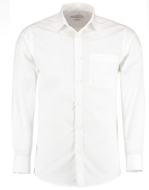 MENS L/S SHIRT WHITE 19.5