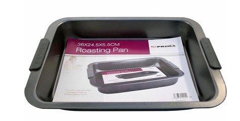 PRIMA BAKING TRAY WITH HANDLE 36X24X5CM