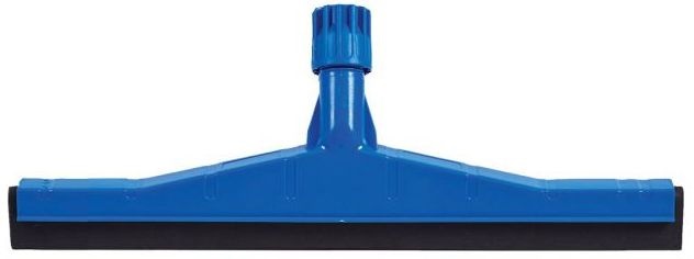 18 PLASTIC FLOOR SQUEEGEE HEAD BLUE