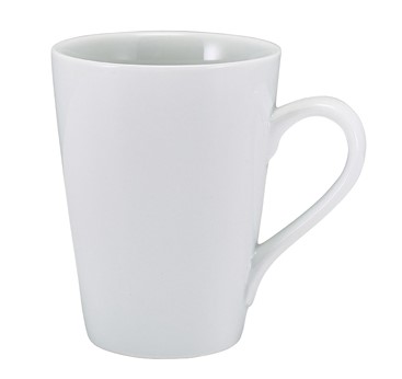 White Porcelain Conical Latte Mug 30cl/10.5oz PK 6