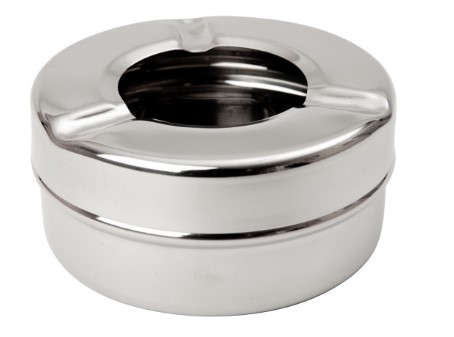 3 1/2 ST/STEEL WINDPROOF ASHTRAY - PK24