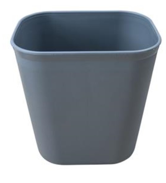 SMALL PLASTIC OFFICE WASTE BIN