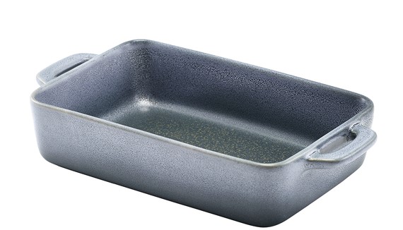 Forge Graphite Stoneware Rectangular Dish 16 x 10.5 x 4cm PK 6