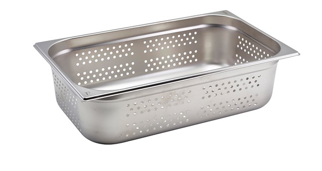 Gastronorm Perf Container 1/1 Stainless Steel 325x150mm