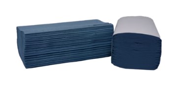 Blue Interfold Hand Towel 1 Ply PK 3600