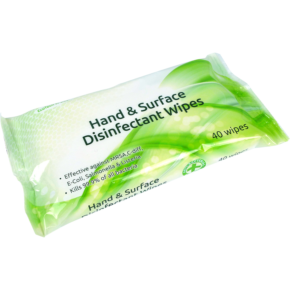 Surface Disinfectant Wipes Pack 40 
