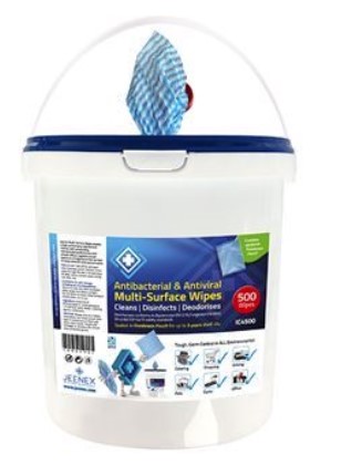 Anti Bacterial Wipes Tub 500