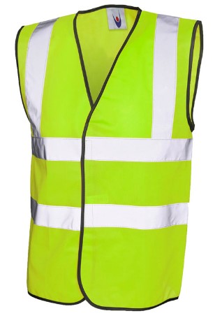 UC801 YELLOW 5XL SLEEVELESS SAFETY JACKET