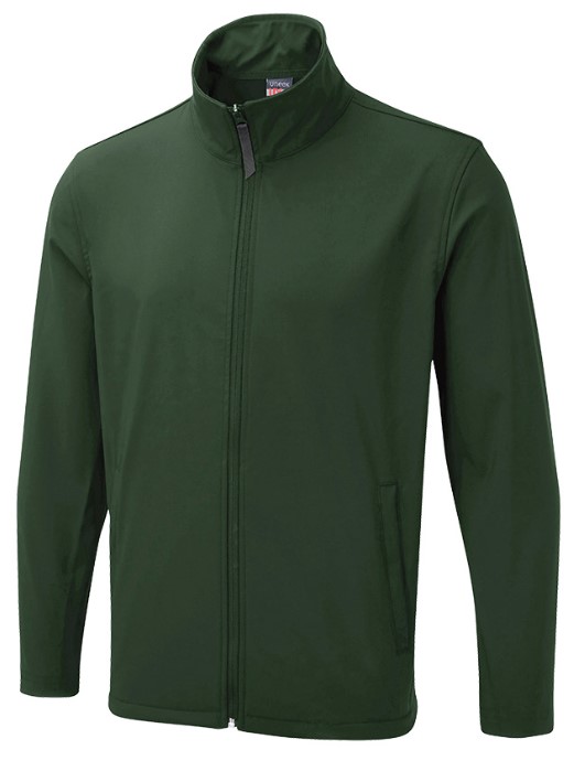 UXX10 BOTTLE GREEN SMALL PRINTABLE SOFT SHELL
