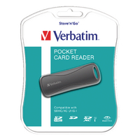 VERBATIM 4 SLOT POCKET CARD READER