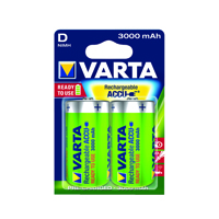 VARTA NIHM SIZE D BATTERY PK2