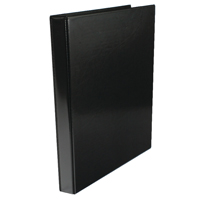 BLACK 16MM PRES 4O-RING BINDER PK10