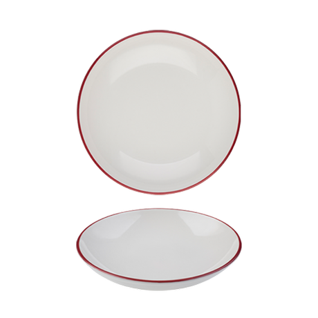 MODEST MAROON COUPE BOWL 25CM / 9.75"" 1140ML / 40OZ PK 12