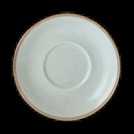 STONE SAUCER 16CM/6.25"" PK 6