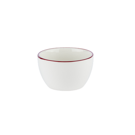 MODEST MAROON SUGAR BOWL 9.7CM / 3.75"" 230ML / 8OZ PK 12