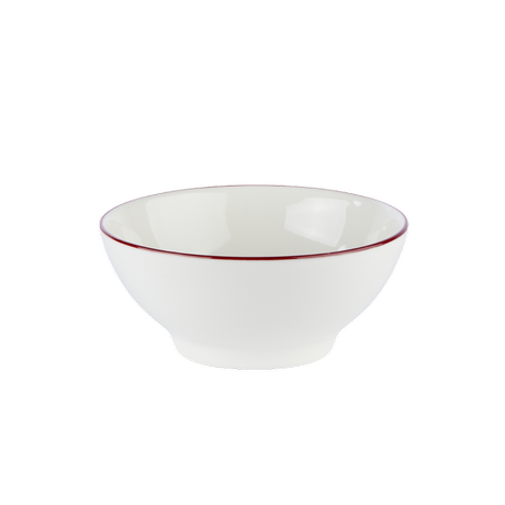 MODEST MAROON FOOTED BOWL 14CM / 5.5"" 450ML / 15.75OZ PK 12