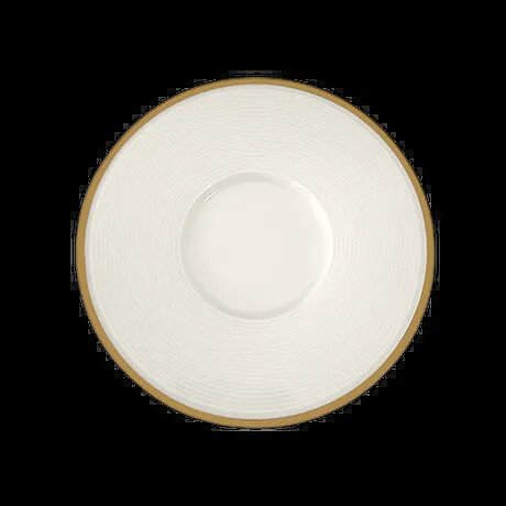 LINE GOLD BAND SAUCER 16CM PK 6