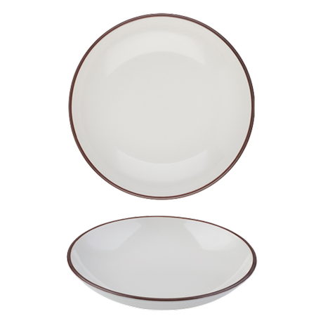 MODEST BROWN COUPE BOWL 30CM / 11.75"" PK 6