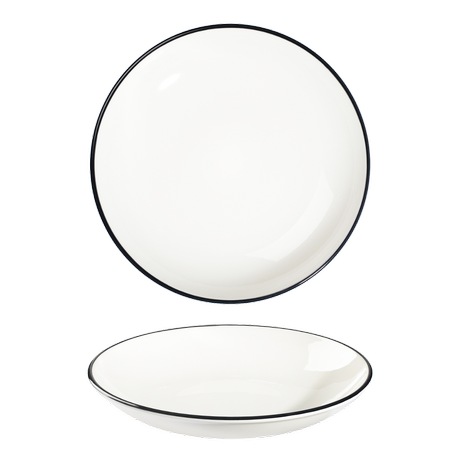 MODEST BLACK COUPE BOWL 30CM / 11.75"" PK 6