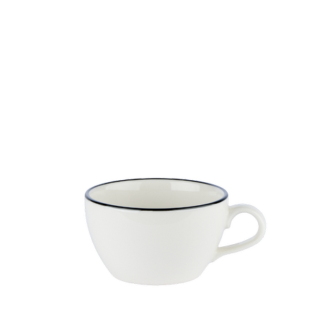 MODEST BLACK CAPPUCCINO CUP 270ML / 9.5OZ PK 12