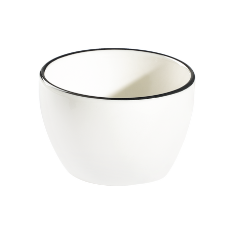 MODEST BLACK SUGAR BOWL 9.7CM / 3.75"" 230ML / 8OZ PK 12