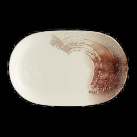 PALETTE OVAL PLATTER 28 X 18CM PK 6