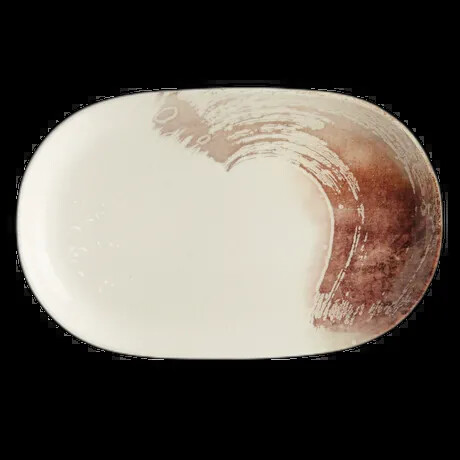 PALETTE OVAL PLATTER 33 X 21CM PK 6