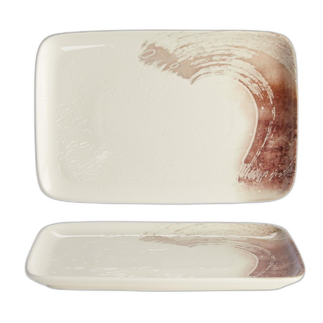 PALETTE RECTANGULAR PLATTER 27 X 20CM 10 1/2"" X 7 3/4 PK 6