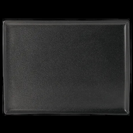 GRAPHITE RECTANGULAR PLATTER 27X20CM/10.75X8.25"" PK 6